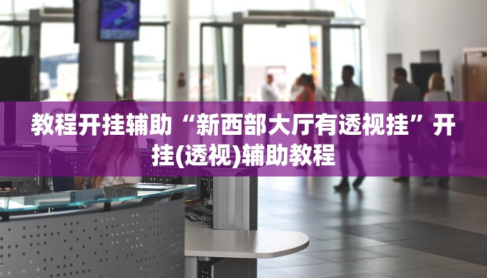 教程开挂辅助“新西部大厅有透视挂”开挂(透视)辅助教程