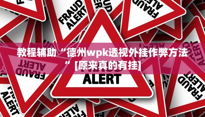 教程辅助“德州wpk透视外挂作弊方法”[原来真的有挂]