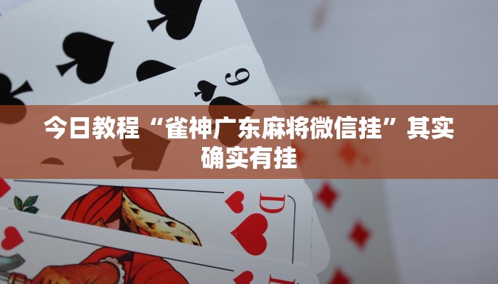 教程辅助“微乐广东麻将开挂神器下载”详细开挂教程 教程辅助“微乐广东麻将开挂神器下载”详细开挂教程