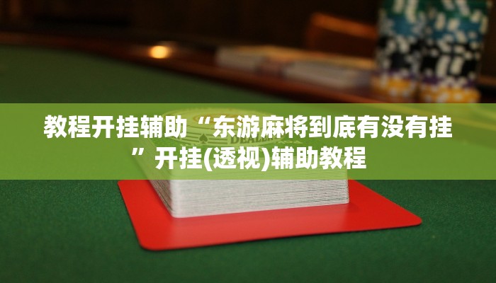 玩家辅助神器:友友邳州麻将开挂神器”其实确实有挂 玩家辅助神器:友友邳州麻将开挂神器”其实确实有挂