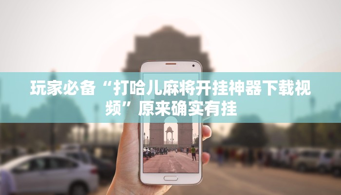 玩家必备“打哈儿麻将开挂神器下载视频”原来确实有挂