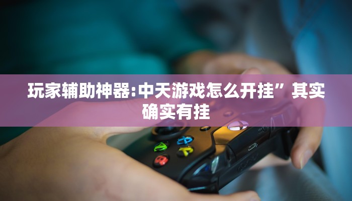 玩家辅助神器:中天游戏怎么开挂”其实确实有挂