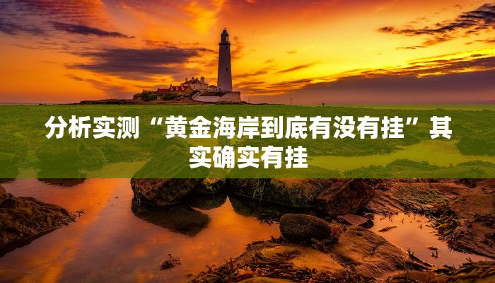 分析实测“黄金海岸到底有没有挂”其实确实有挂